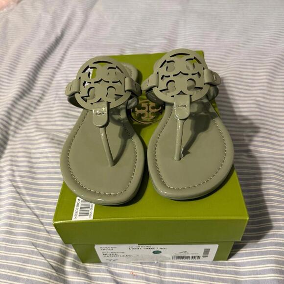 Tory Burch Miller Patent Leather Sandals - Picture 3 of 4